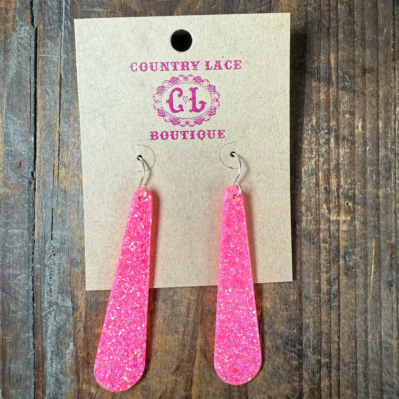hotpinkslabearrings