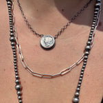 Mercury Dime 18 inch Genuine Necklace