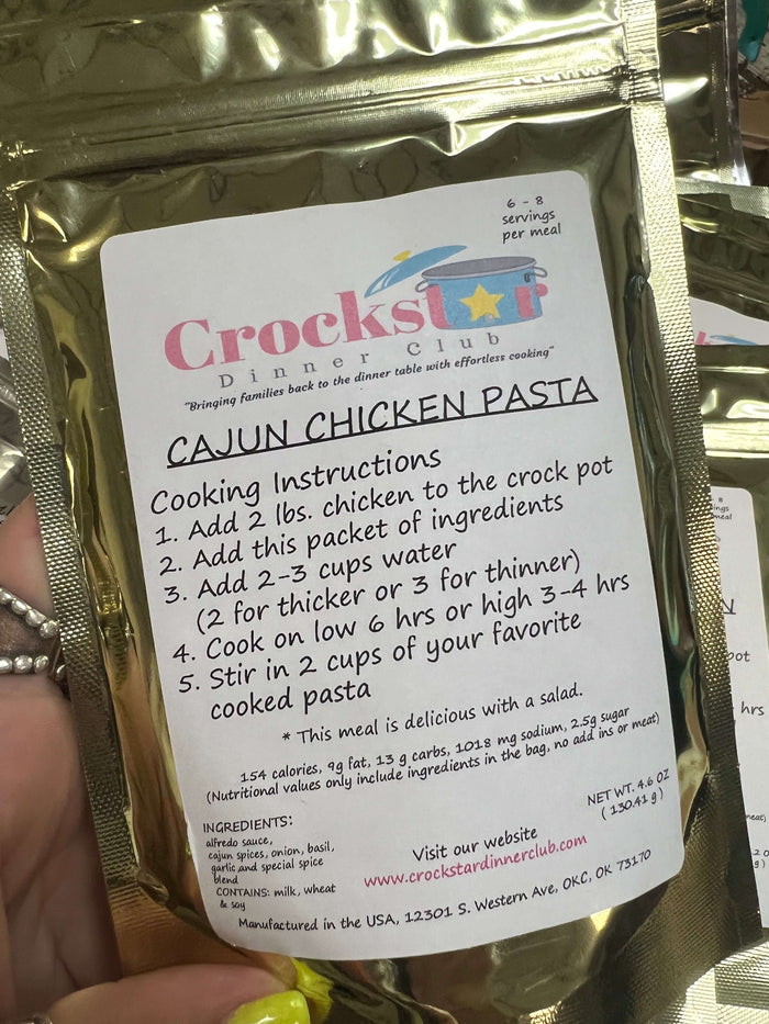 Cajun Chicken Pasta Crockstar