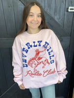 Pink Beverly Hills Cowgirl Sweatshirt