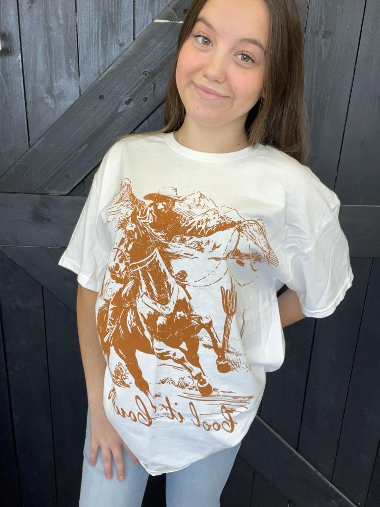 Cream Cool It Cowboy T-Shirt