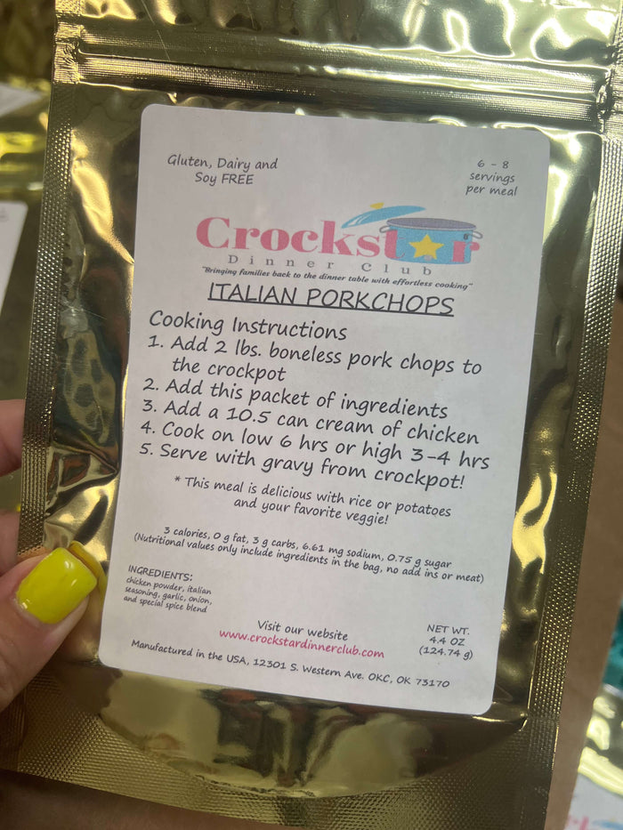 Italian Porkchops Crockstar