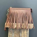 Fringe Wristlet & Cross Body Purse