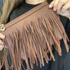 Fringe Wristlet & Cross Body Purse