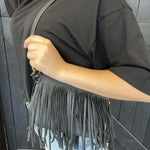 Fringe Wristlet & Cross Body Purse