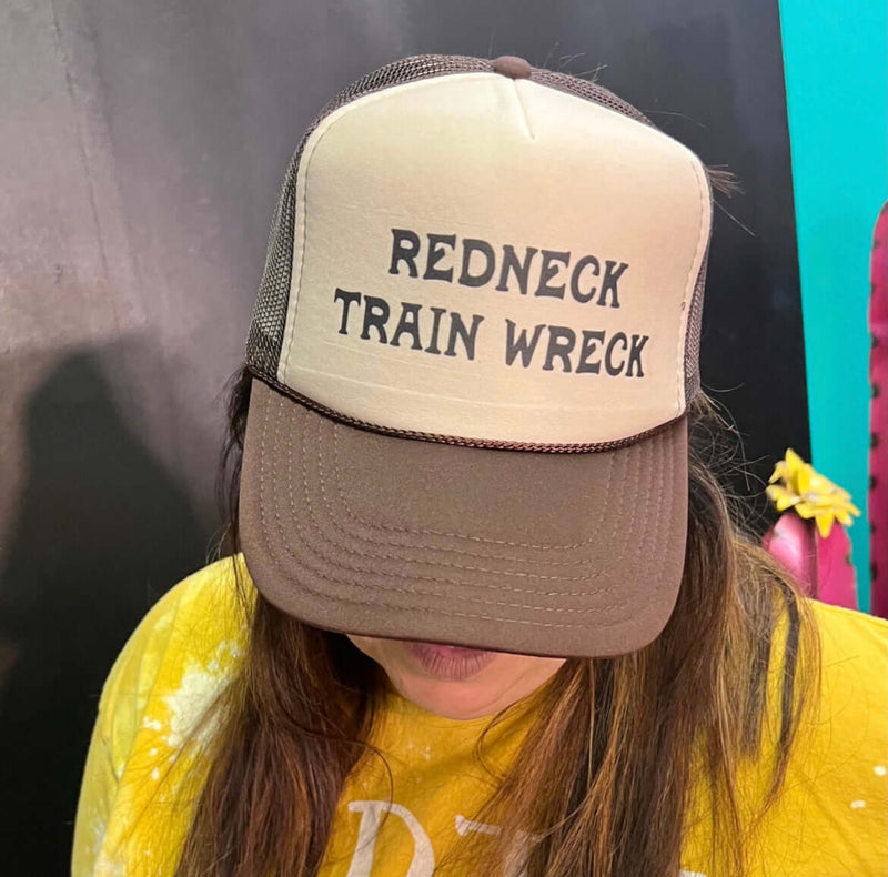 Train Wreck Trucker Cap