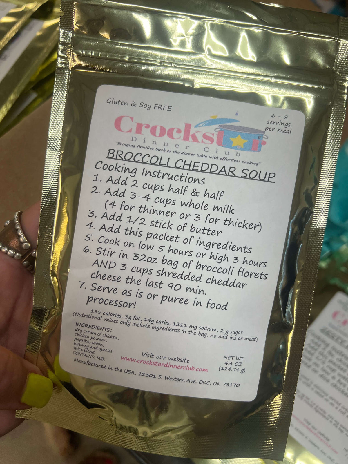 Broccoli Cheddar Soup Crockstar