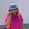 Black I'm not Like Other Girls Trucker Hat