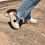 Mule Vintage Havana Val Black Star Tennis Silver Shoe
