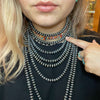 16 inch 9mm Saucer Genuine Navajo Pearl Necklace - Country Lace Boutique