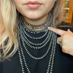 16 inch 9mm Saucer Genuine Navajo Pearl Necklace - Country Lace Boutique