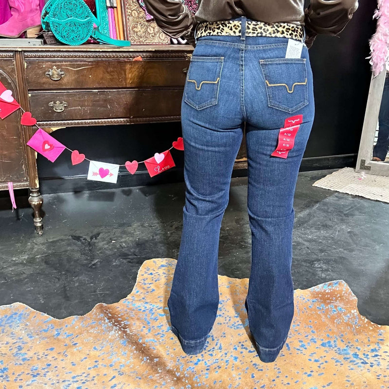 Jennifer Dark Denim Kimes Ranch Jeans - Country Lace Boutique