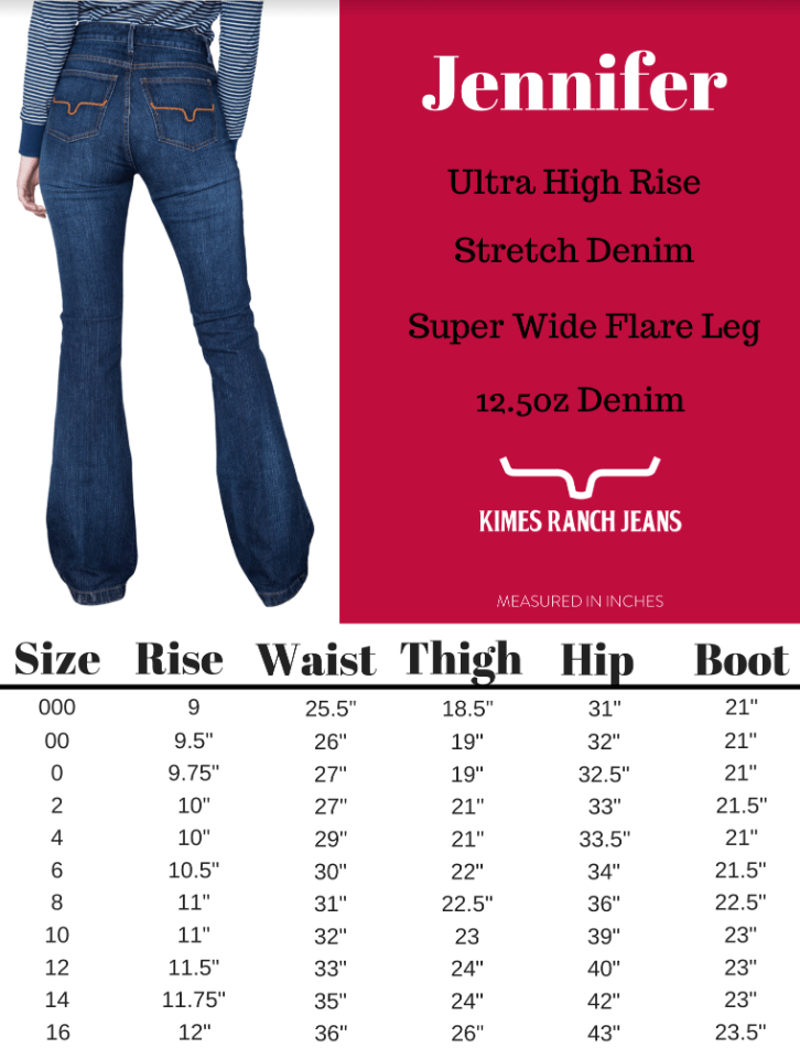Jennifer Dark Denim Kimes Ranch Jeans - Country Lace Boutique