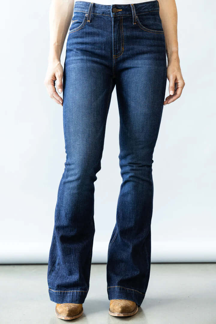 Jennifer Dark Denim Kimes Ranch Jeans - Country Lace Boutique