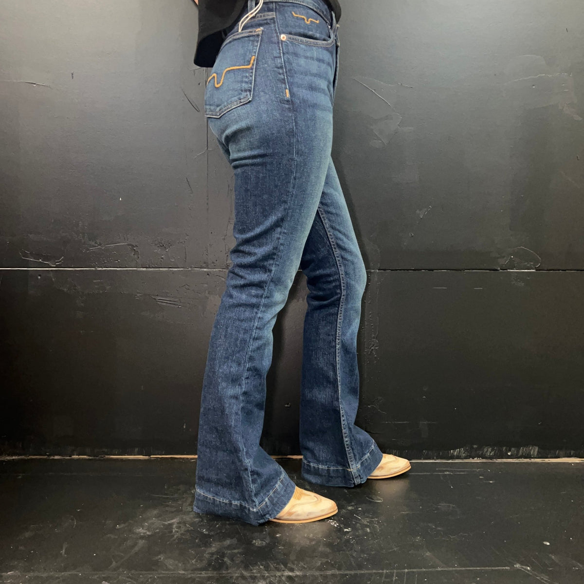 Jennifer Dark Denim Kimes Ranch Jeans - Country Lace Boutique