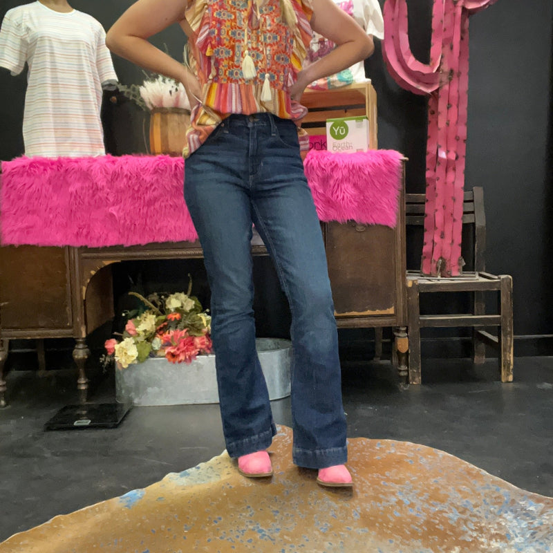 Jennifer Dark Denim Kimes Ranch Jeans - Country Lace Boutique