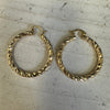 Kaylee's Fancy Gold Hoop Fashion Earrings - Country Lace Boutique