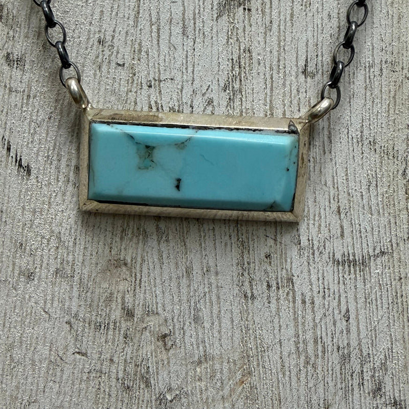 Kingman Comp Bar Sterling Silver Necklace - Country Lace Boutique