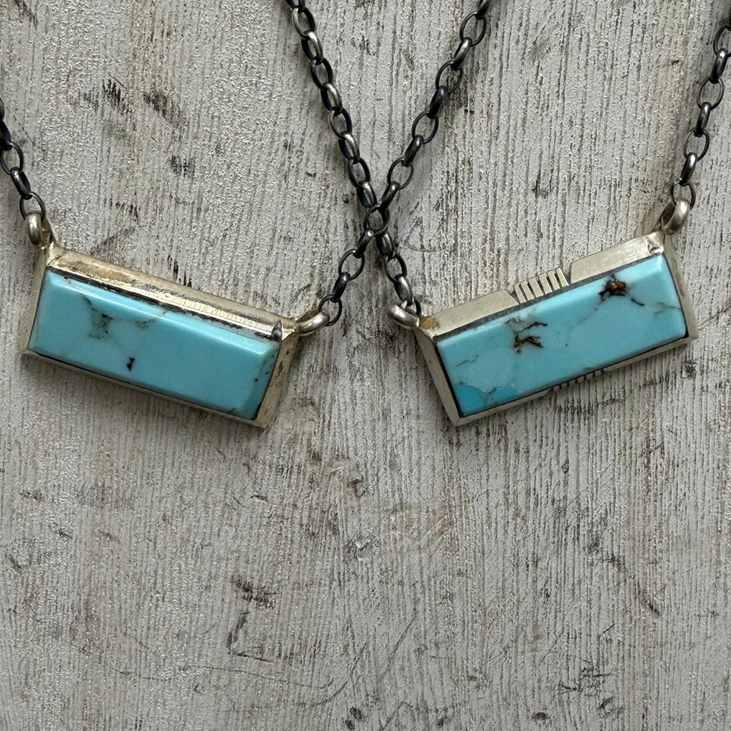 Kingman Comp Bar Sterling Silver Necklace - Country Lace Boutique