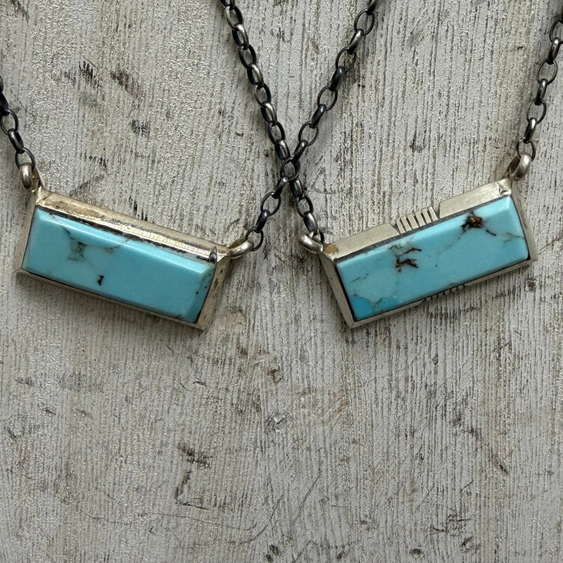 Kingman Comp Bar Sterling Silver Necklace - Country Lace Boutique