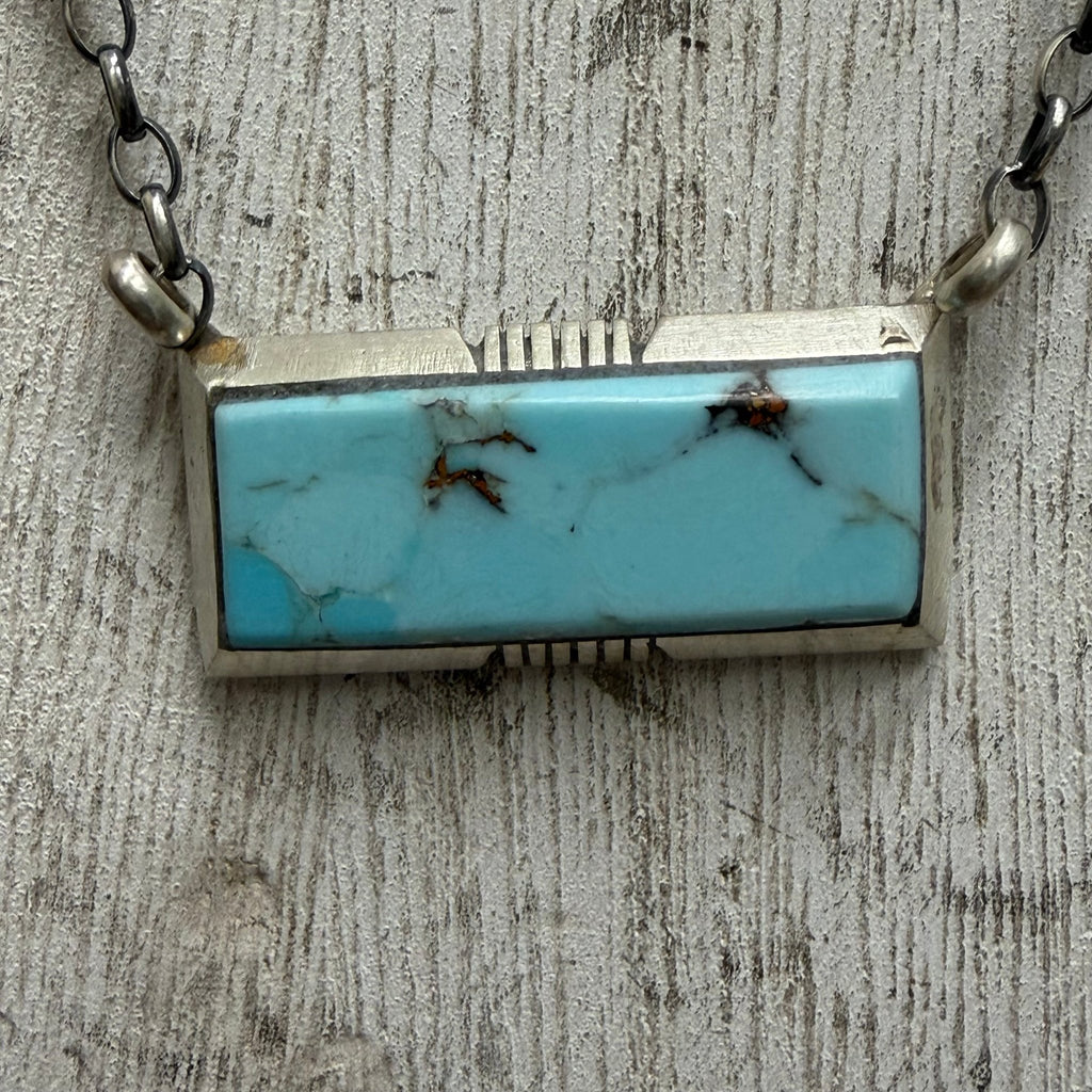 Kingman Comp Bar Sterling Silver Necklace - Country Lace Boutique