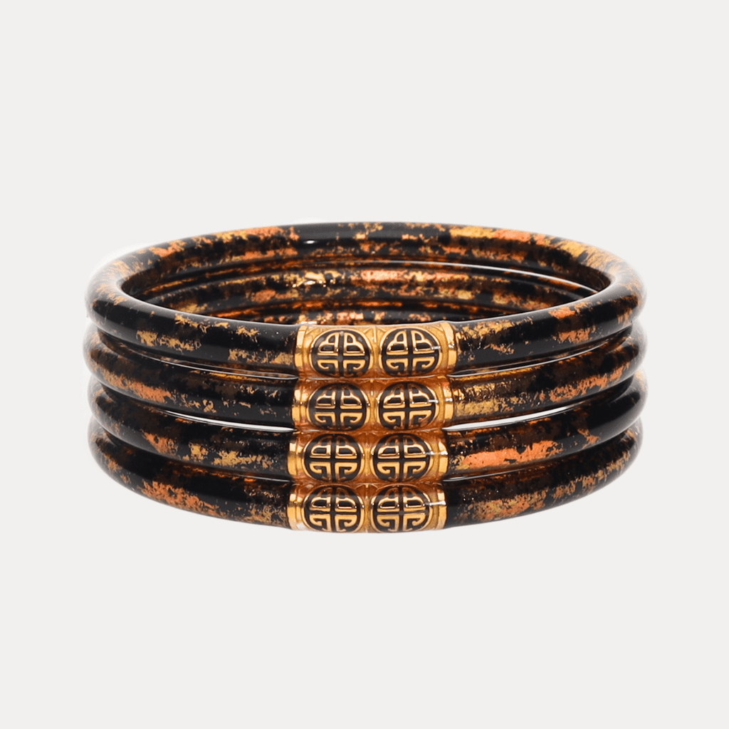 KOI Leopard All Weather Bangle® (AWB®) - Set of 4: Medium - Country Lace Boutique