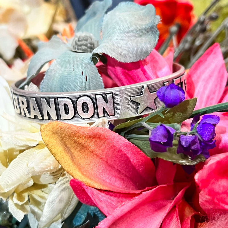 Let's Go Brandon Bangle Bracelet - Country Lace Boutique