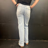 Light Wash High Rise Wide Leg 90's Risen Jeans - Country Lace Boutique