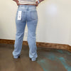 Light Wash High Rise Wide Leg 90's Risen Jeans - Country Lace Boutique