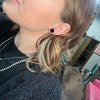 Little Black Crystal Stud Fashion Earring - Country Lace Boutique
