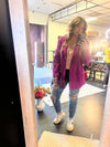 Magenta Purple Blazer - Country Lace Boutique