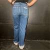 Medium Wash High - Rise Straight Risen Jeans - Country Lace Boutique