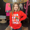 Merry Christmas Longsleeve T-Shirt - Country Lace Boutique