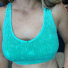 Mint Green Ribbed Bralette with pads - Country Lace Boutique
