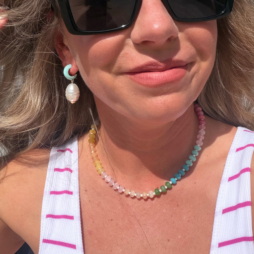 Multicolor Beaded Necklace - Country Lace Boutique