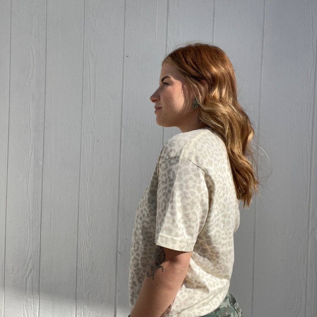 Natural Leopard T-Shirt - Country Lace Boutique