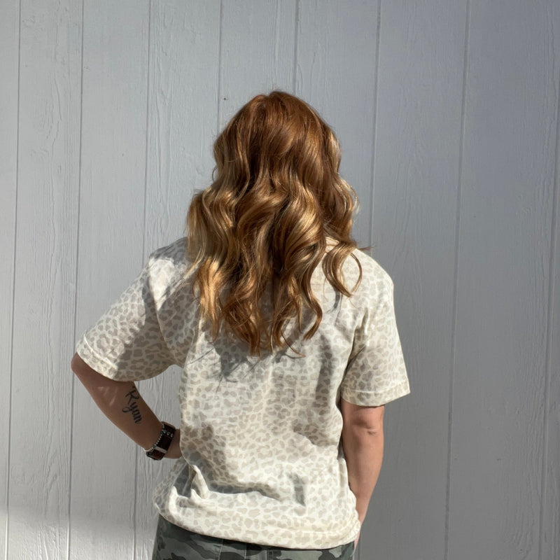 Natural Leopard T-Shirt - Country Lace Boutique