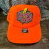 Neon Orange Raise Hell Trucker Hat - Country Lace Boutique