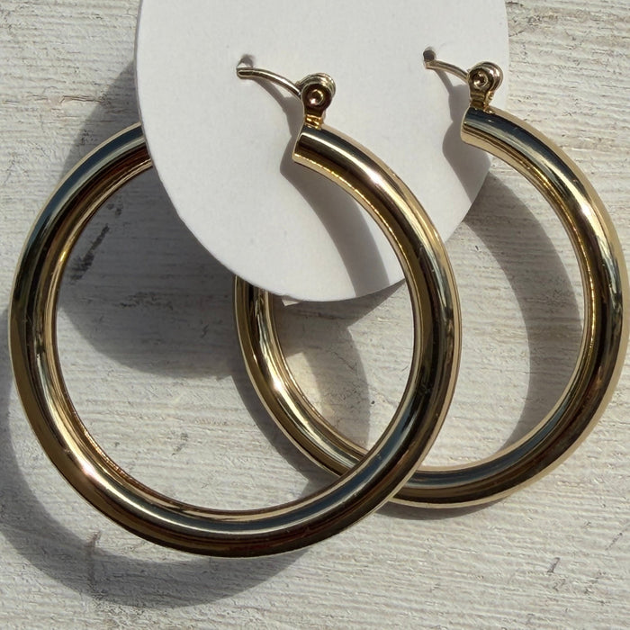 Normal Gold Hoop Fashion Earrings - Country Lace Boutique