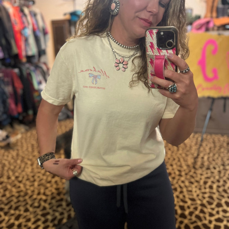 Oklahoma Cream Storyboard Short Sleeve Comfort Color T-shirt - Country Lace Boutique