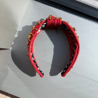 Orange Felt with Bling Head Band - Country Lace Boutique