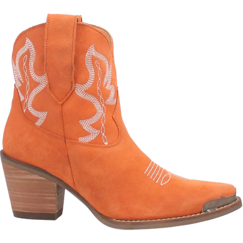 Orange Rough Out Shortie Dingo Joyride Boot - Country Lace Boutique
