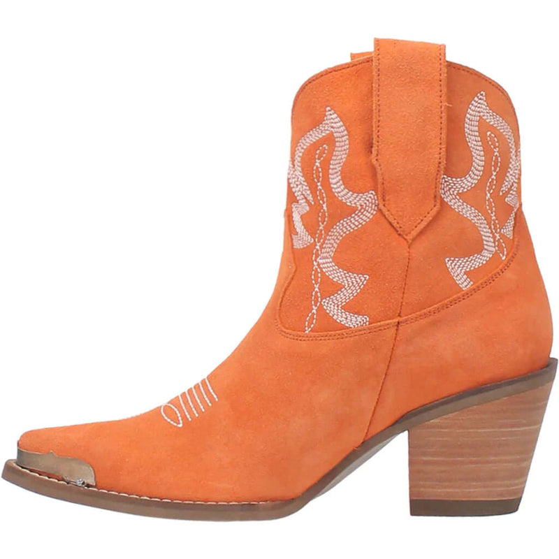 Orange Rough Out Shortie Dingo Joyride Boot - Country Lace Boutique