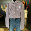 Panhandle Burgundy Men's Button Down Top - Country Lace Boutique
