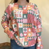 Pastel Soft & Lightweight Christmas Long Sleeve Sweater - Country Lace Boutique