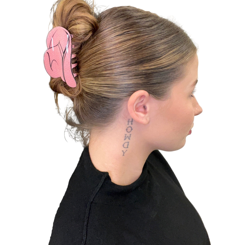 Peach Cowboy Hat Hair Clip - Country Lace Boutique