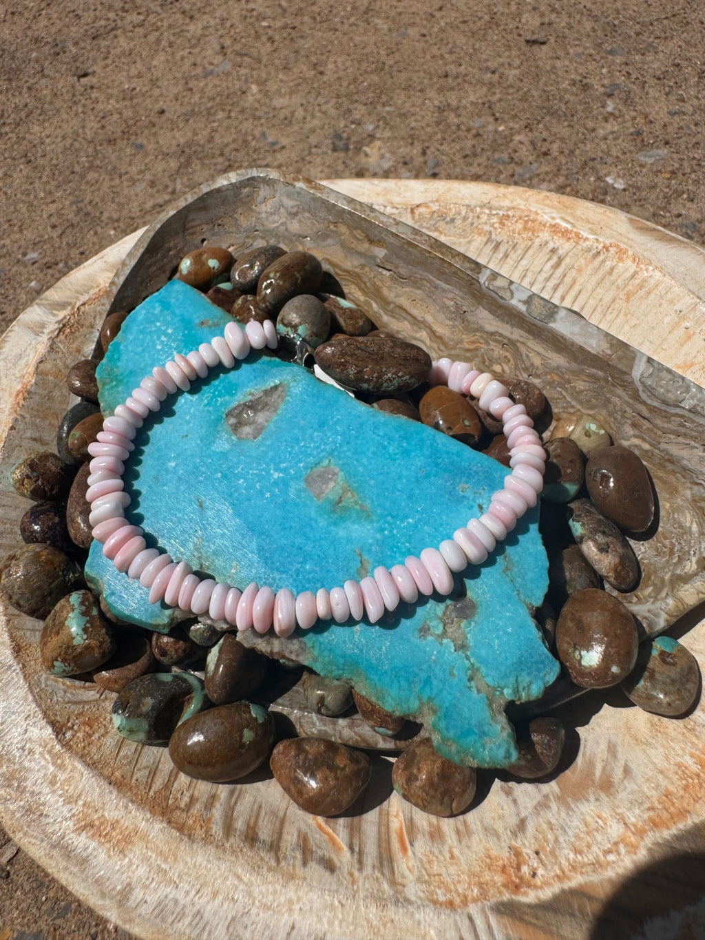 Pink Conch Chipped Sterling Silver Anklet - Country Lace Boutique