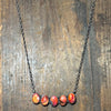 pinkdahilia5stonenecklace