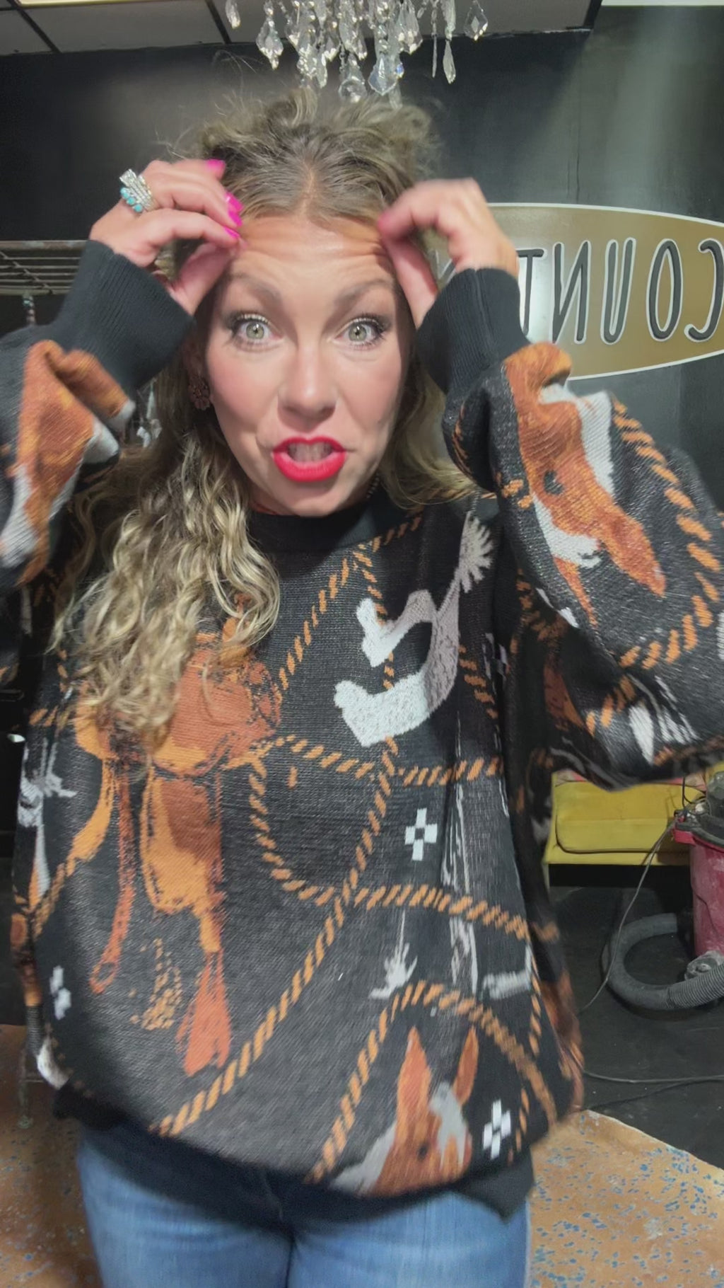 western sweater