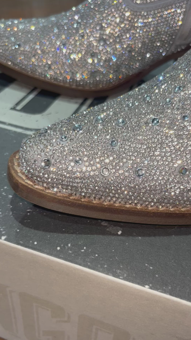 Silver Rhinestone Dingo Boot (DS)